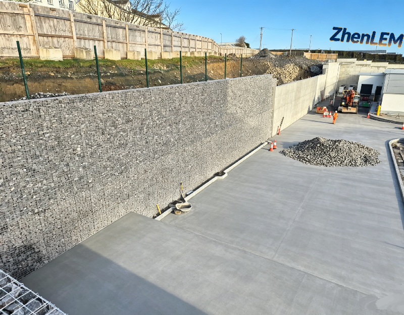 landscape gabion wall