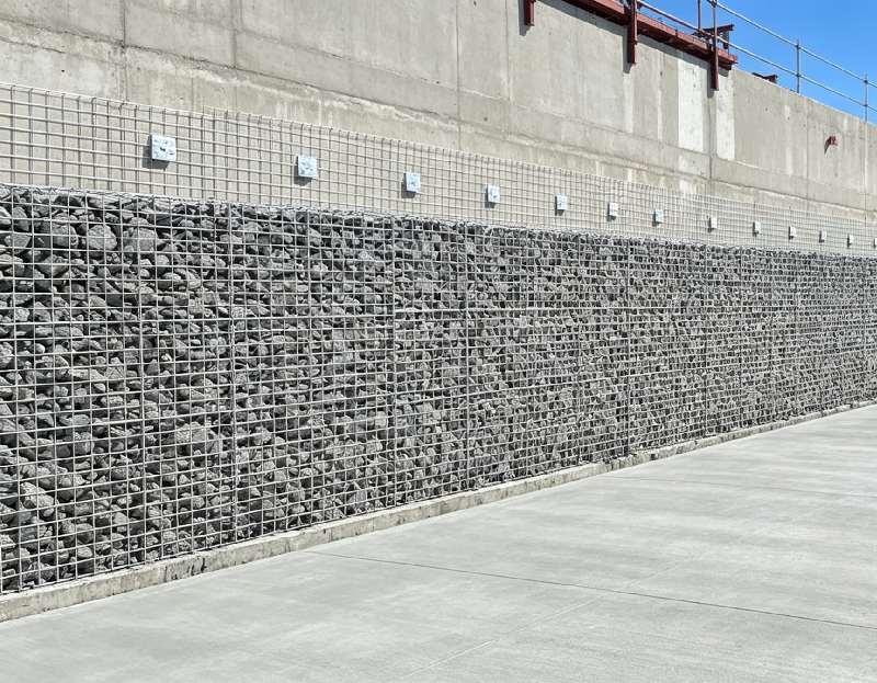landscape gabion wall