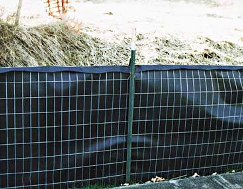 Wire Backed Silt Fence