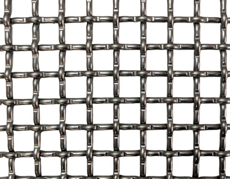 Crimped wire mesh