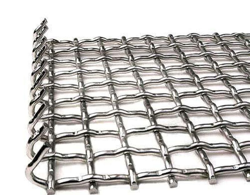 Crimped wire mesh