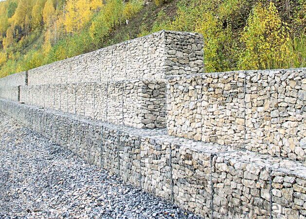 Gabions are useful in civil engineering, military applications, road construction, general landscape elements, foundations, erosion control and construction elements.