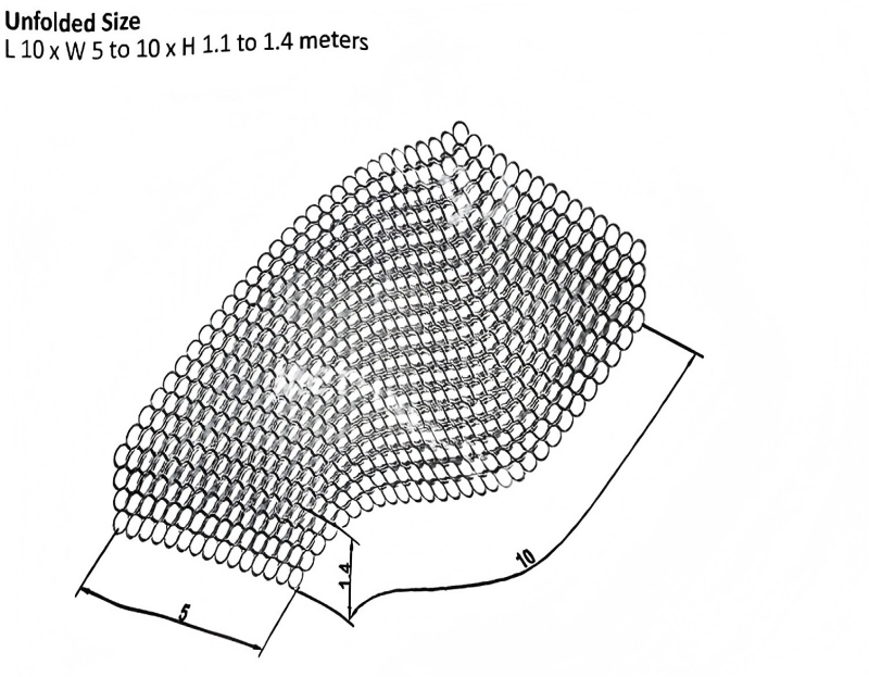 Low-Visibility Wire Net