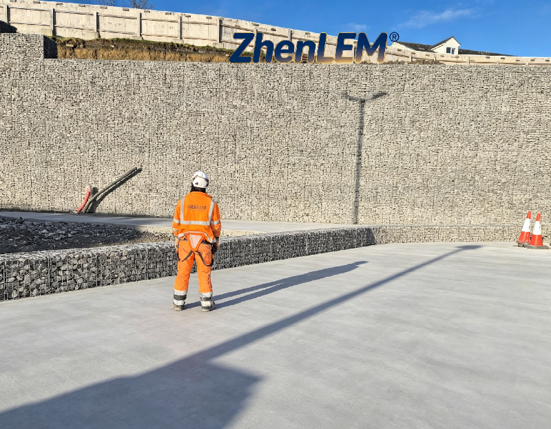 landscape gabion wall