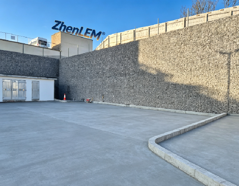landscape gabion wall