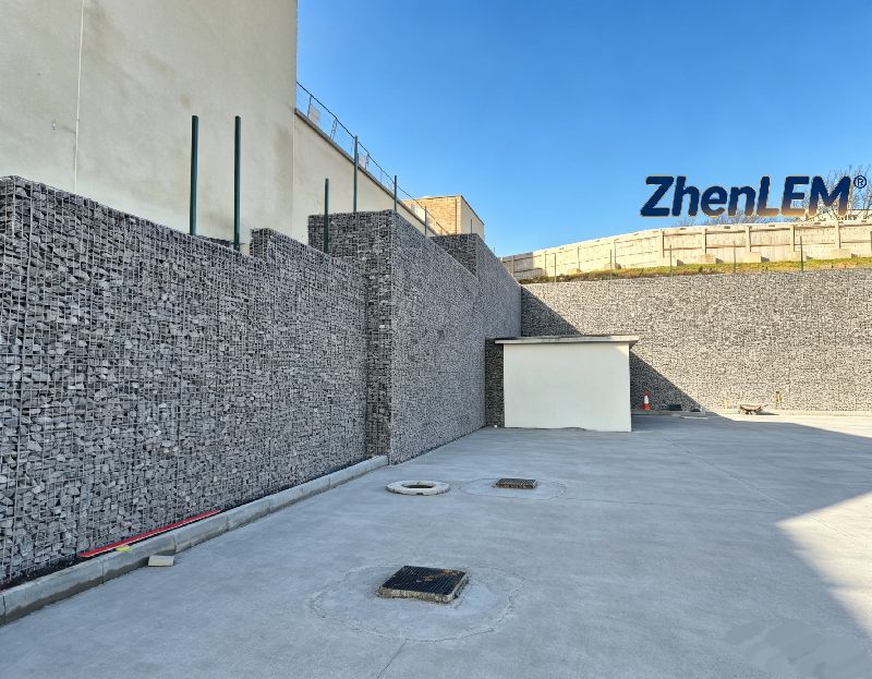 landscape gabion wall
